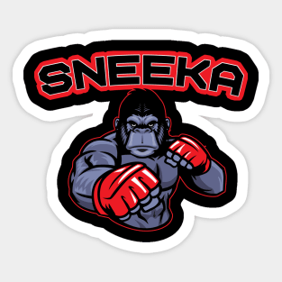 Sneeka MMA Sticker